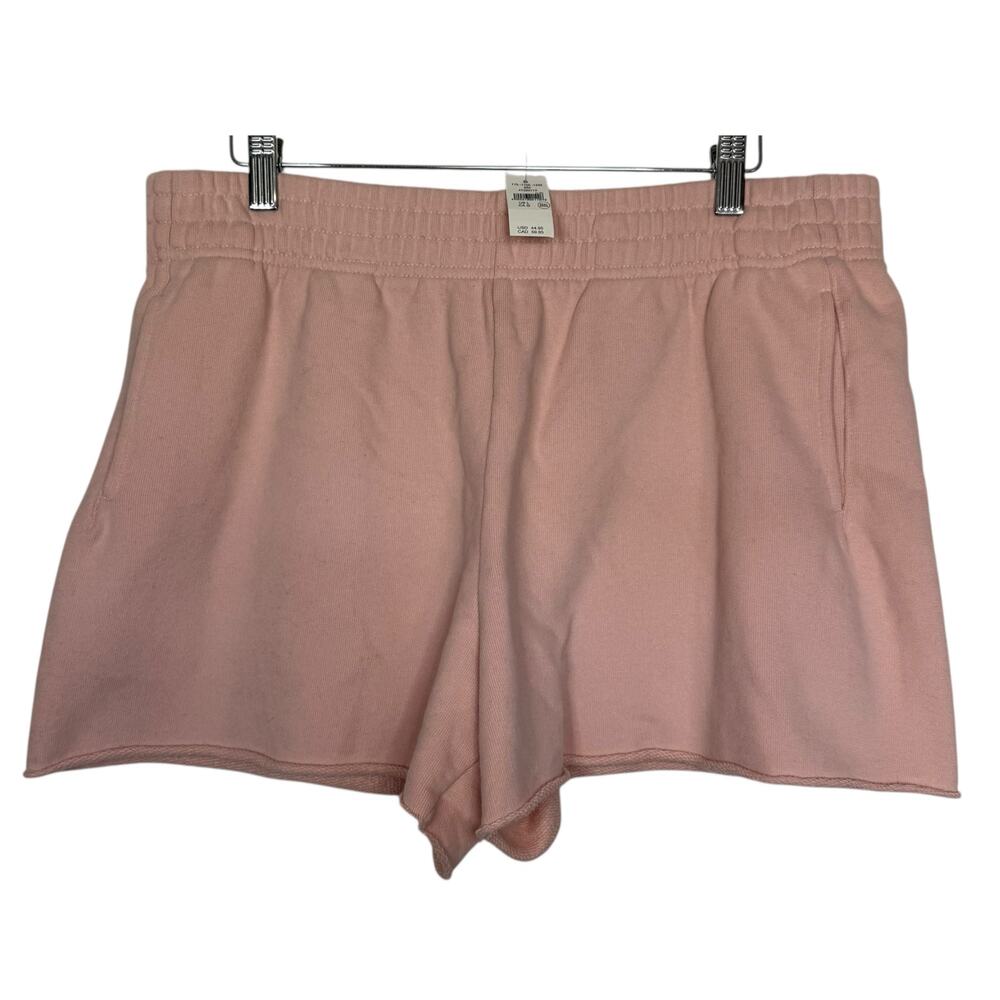 NWT Offline by Aerie Light Pink Throw-Back Fleece Shorts with Pockets - Large